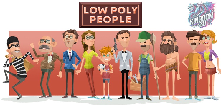 Low Poly People Bundle  - UPDATED 12-05-2025
